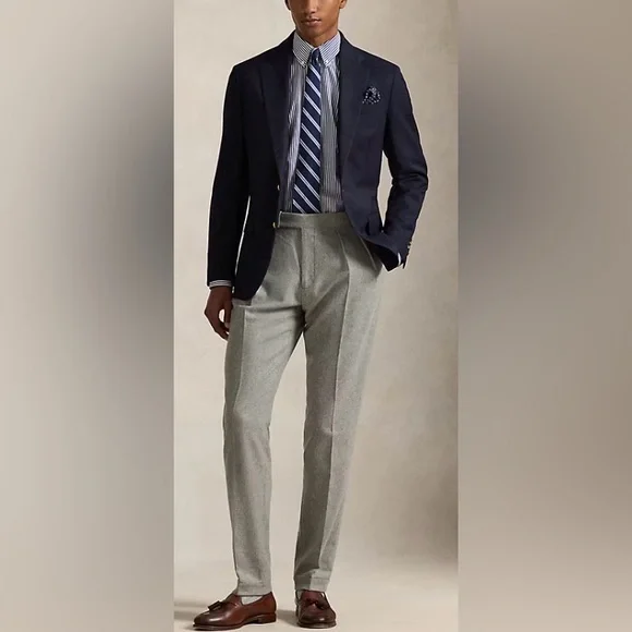 Ralph Lauren men’s suit jacket / Polo blazer. 100% wool. 2-button. Navy blue. 46 - Picture 3 of 14